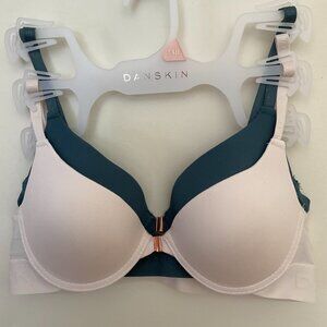 DANSKIN Women's 2 Pak T-Shirt Bras NWOT Size 34B